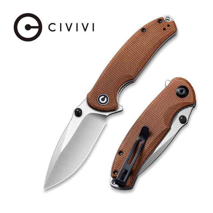 Civivi Pintail Linerlock Brown Micarta CPM S35VN - Knives.mx