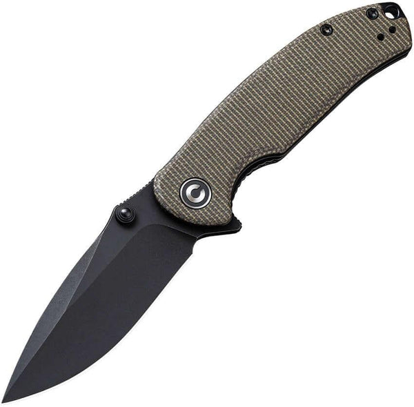 Civivi Pintail Linerlock Dark Green Micarta BK SW CPM S35VN - Knives.mx
