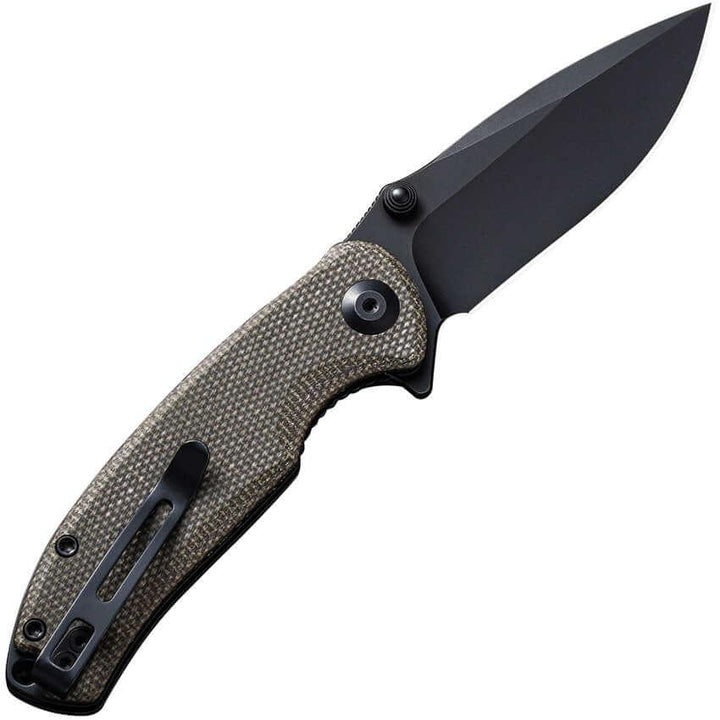Civivi Pintail Linerlock Dark Green Micarta BK SW CPM S35VN - Knives.mx