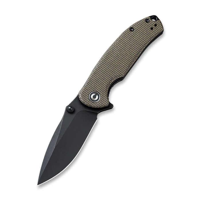 Civivi Pintail Linerlock Dark Green Micarta BK SW CPM S35VN - Knives.mx