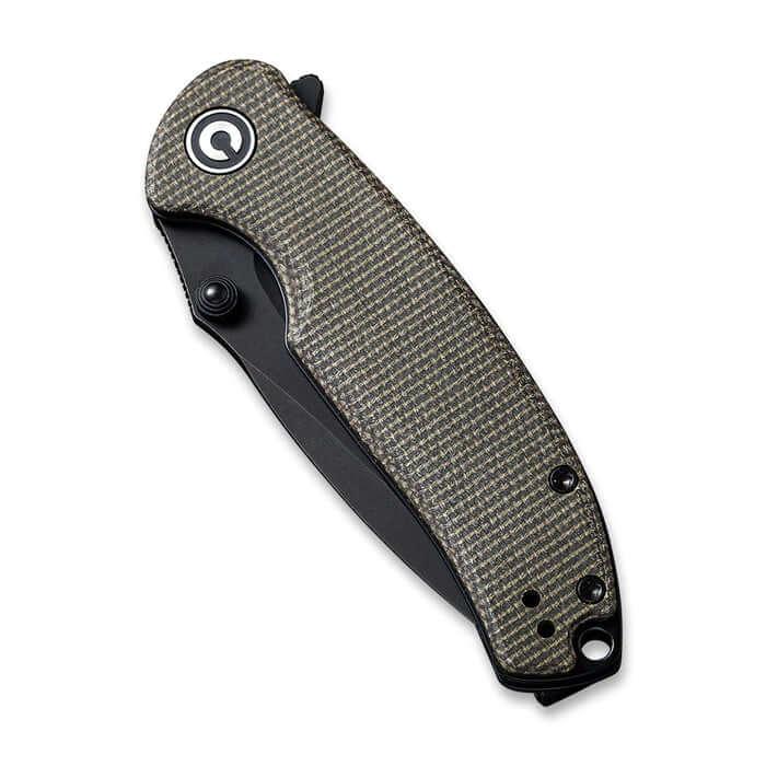 Civivi Pintail Linerlock Dark Green Micarta BK SW CPM S35VN - Knives.mx