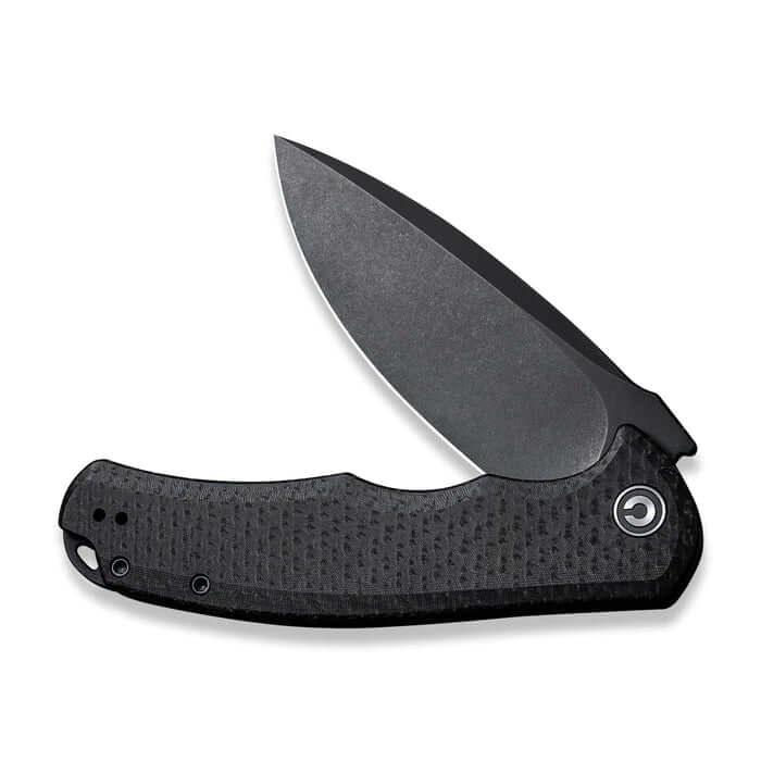 Civivi Praxis Linerlock Black Coarse Micarta Black SW 9Cr18MoV - Knives.mx