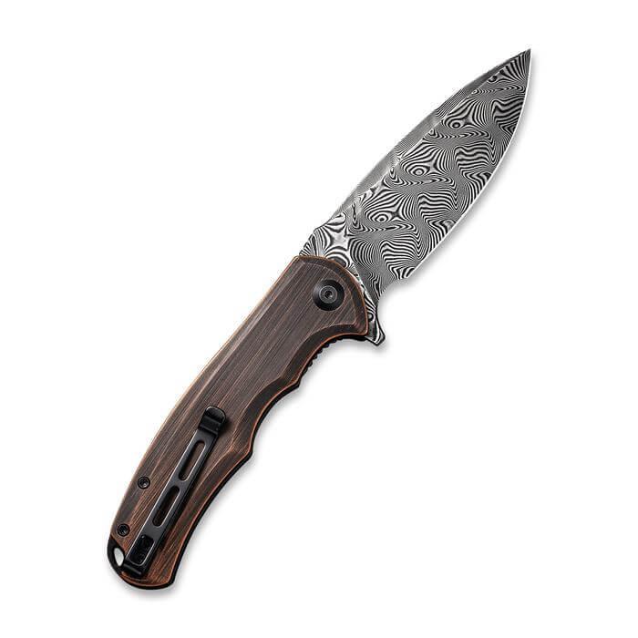Civivi Praxis Linerlock Copper Black Damascus - Knives.mx