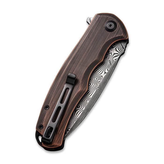 Civivi Praxis Linerlock Copper Black Damascus - Knives.mx