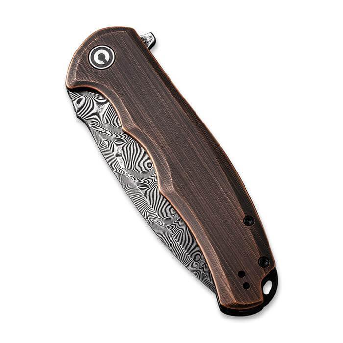 Civivi Praxis Linerlock Copper Black Damascus - Knives.mx
