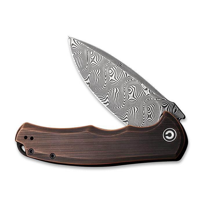 Civivi Praxis Linerlock Copper Black Damascus - Knives.mx