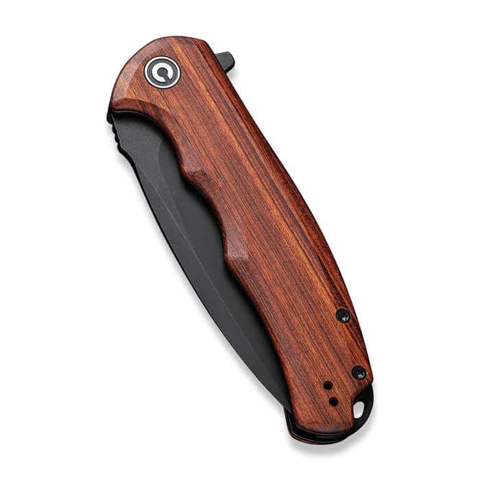 Civivi Praxis Linerlock Cuibourtia Wood Black Stonewashed 9Cr18MoV - Knives.mx