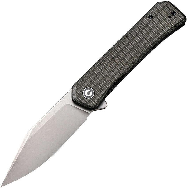 Civivi Relic Linerlock Green Micarta Gray Stonewashed Nitro-V - Knives.mx
