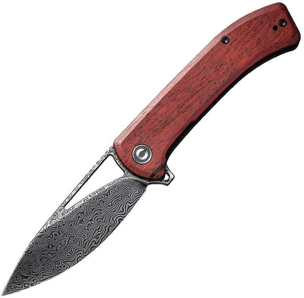 Civivi Riffle Linerlock Sandalwood Damascus - Knives.mx