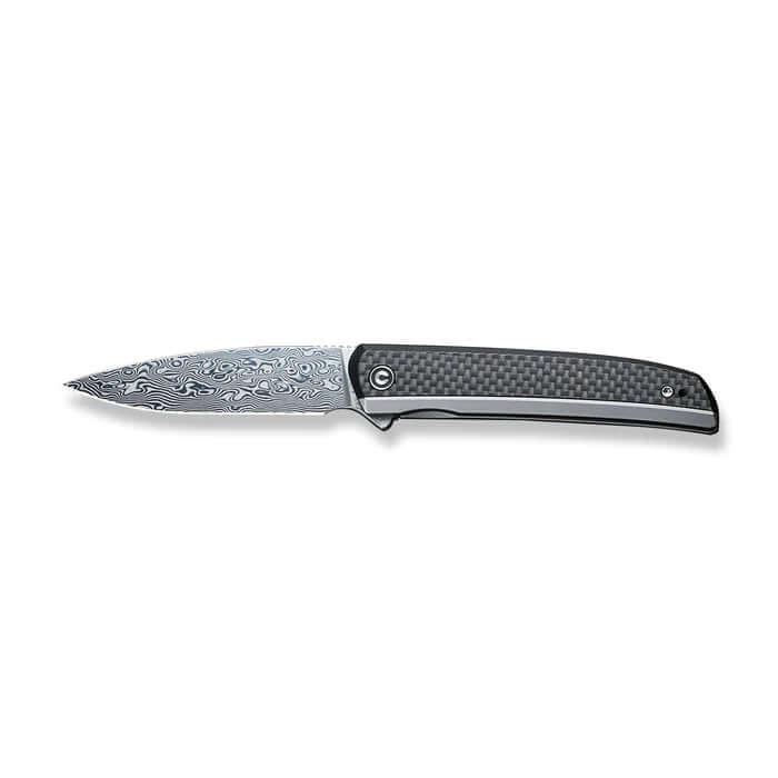 Civivi Savant Framelock Stainless Steel With G10/CF Inlay Damascus - Knives.mx