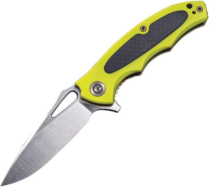 Civivi Shard Linerlock Green G10 w CF D2 - Knives.mx