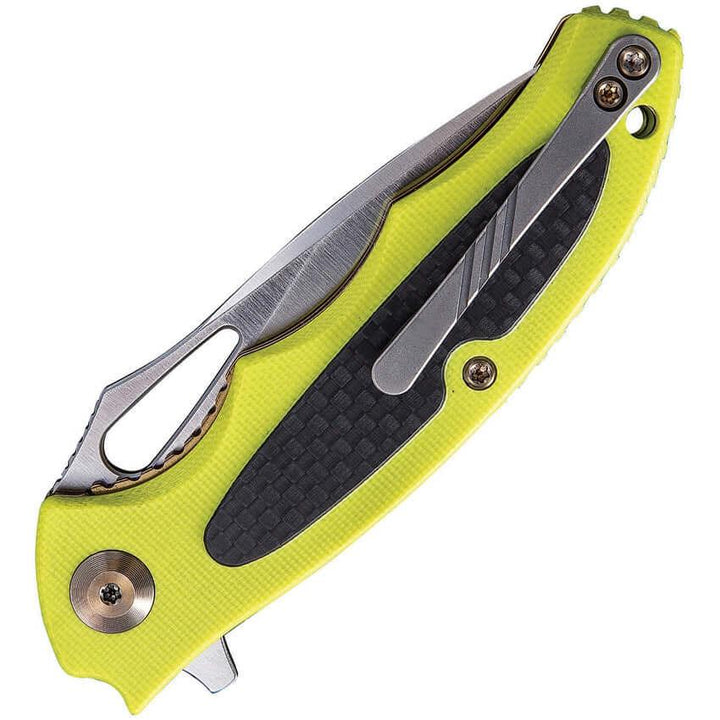 Civivi Shard Linerlock Green G10 w CF D2 - Knives.mx