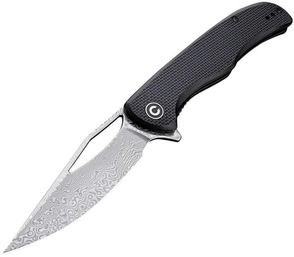 Civivi Shredder Linerlock Black G10 Damascus - Knives.mx