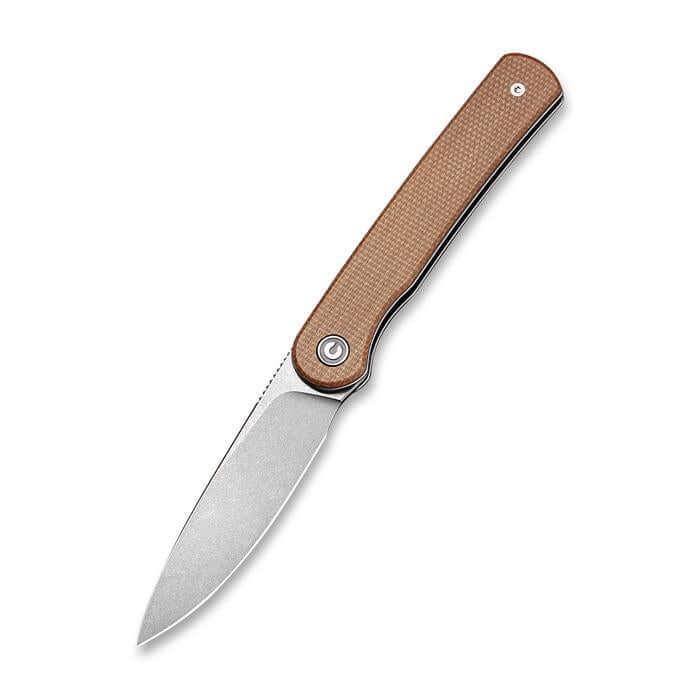 Civivi Stylum Slip Joint Brown Micarta Gray SW 10Cr15CoMoV - Knives.mx