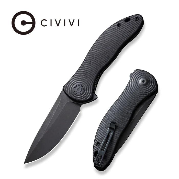 Civivi Synergy3 Linerlock Blackout G10 Stonewashed Nitro-V - Knives.mx