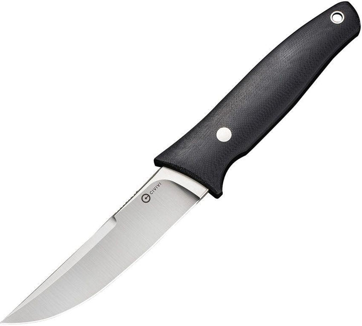 Civivi Tamashii Fixed Blade Black G10 Satin D2 - Knives.mx