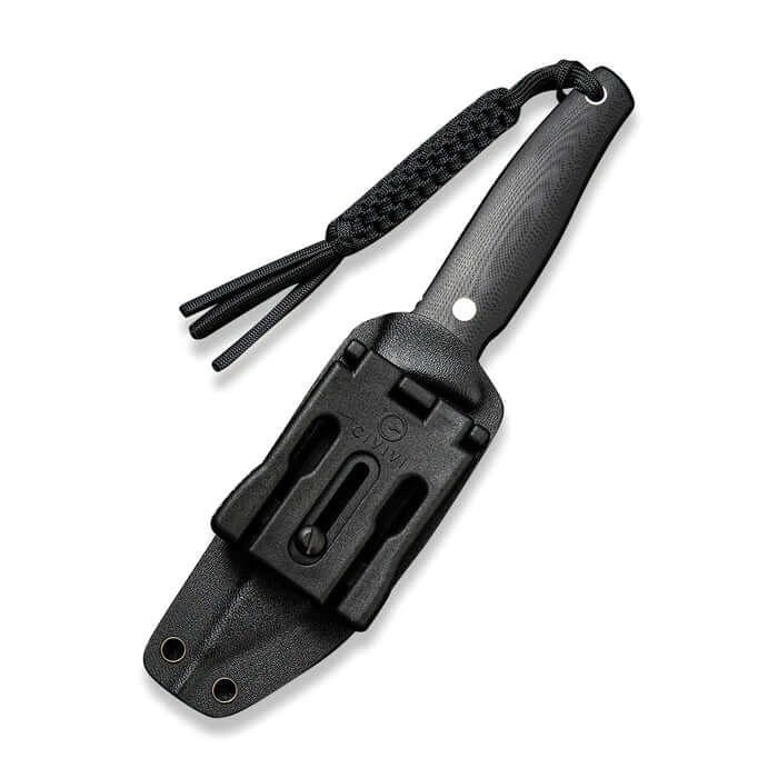 Civivi Tamashii Fixed Blade Black G10 Stonewashed D2 - Knives.mx