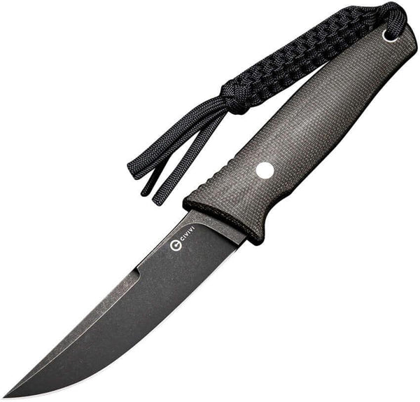 Civivi Tamashii Fixed Blade Dark Green Micarta Black Stonewashed D2 - Knives.mx