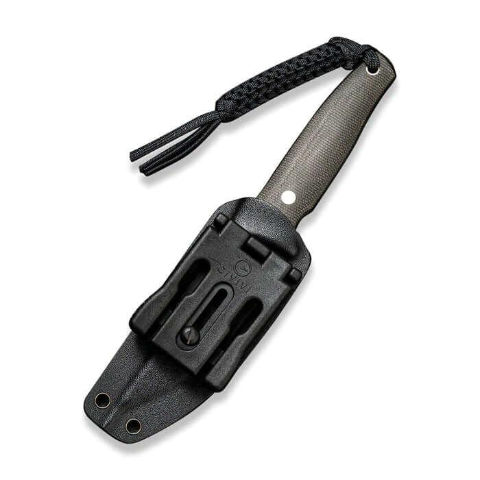 Civivi Tamashii Fixed Blade Dark Green Micarta Black Stonewashed D2 - Knives.mx