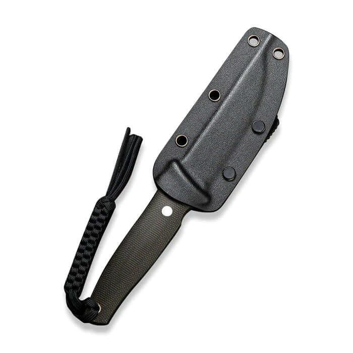 Civivi Tamashii Fixed Blade Dark Green Micarta Black Stonewashed D2 - Knives.mx