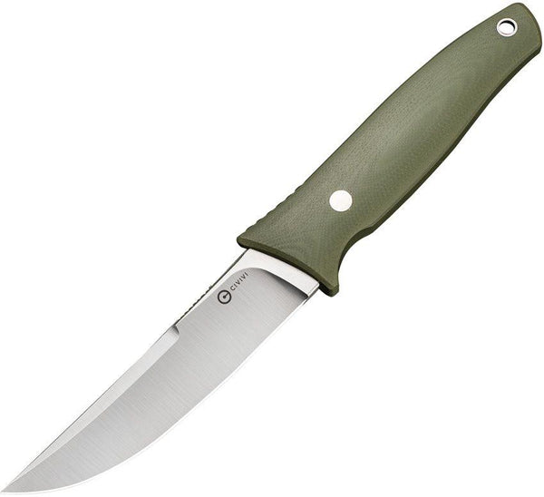 Civivi Tamashii Fixed Blade OD Green G10 Satin D2 - Knives.mx