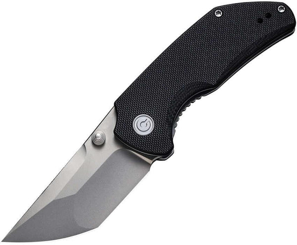 Civivi Thug 2 Linerlock Black G10 Silver Bead Blasted Nitro-V - Knives.mx