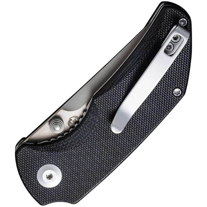 Civivi Thug 2 Linerlock Black G10 Silver Bead Blasted Nitro-V - Knives.mx