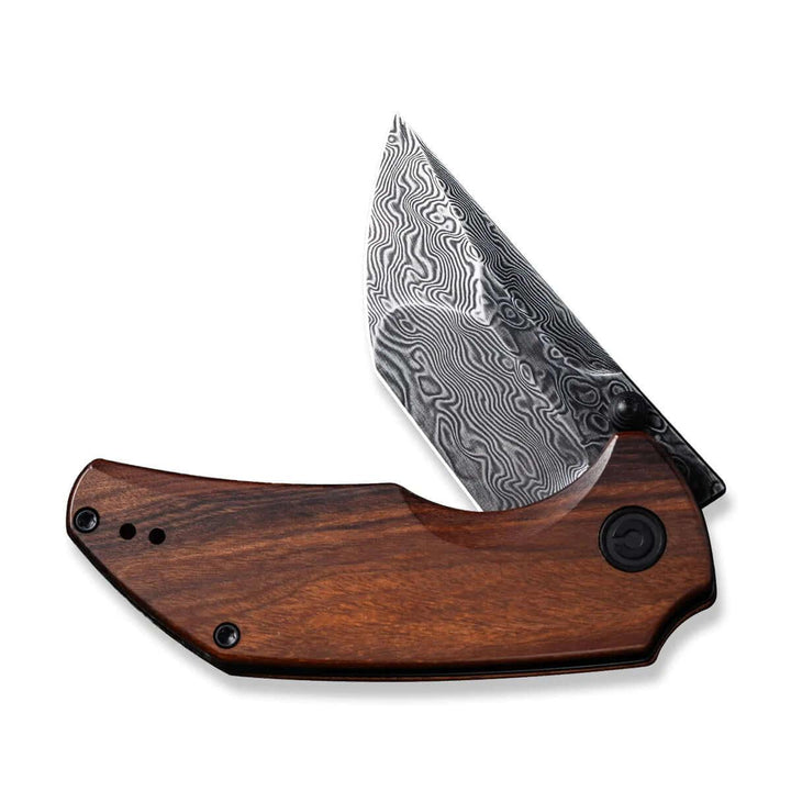 Civivi Thug 2 Linerlock Cuibourtia Wood Black Hand Rubbed Damascus - Knives.mx