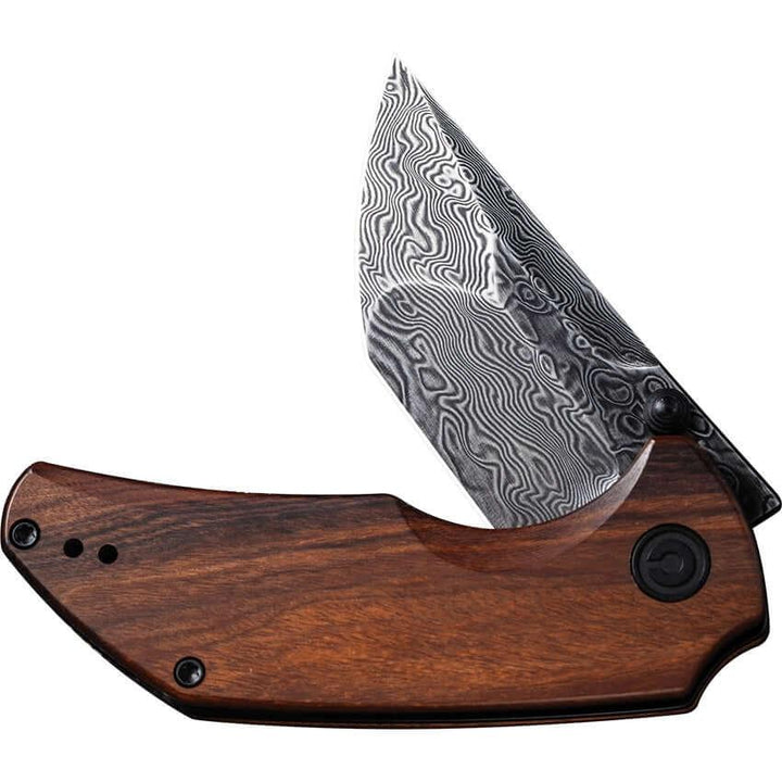 Civivi Thug 2 Linerlock Cuibourtia Wood Black Hand Rubbed Damascus - Knives.mx