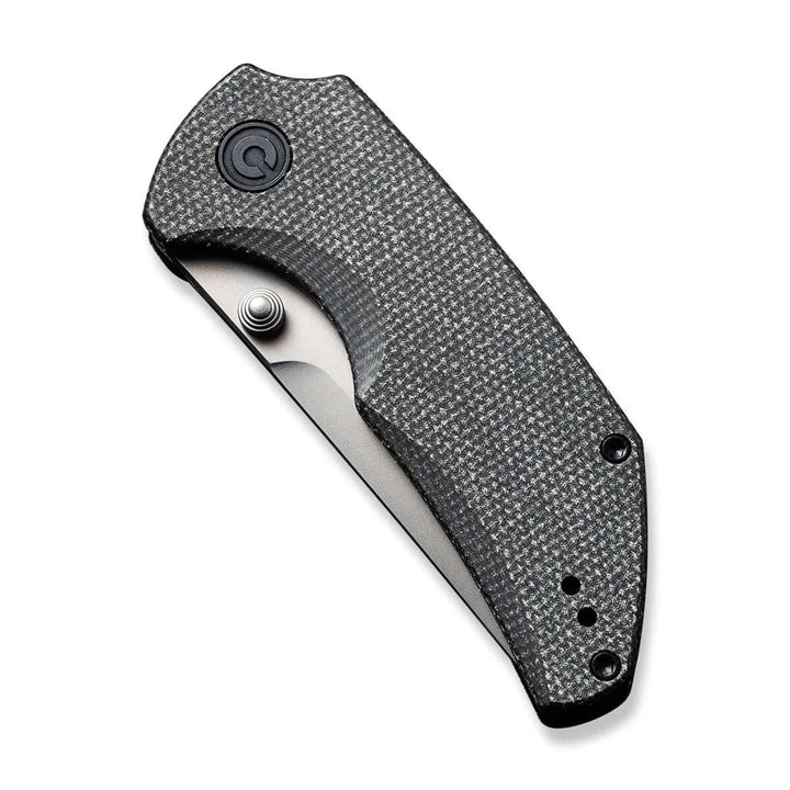 Civivi Thug 2 Linerlock Dark Green Micarta Silver Bead Blasted Nitro-V - Knives.mx