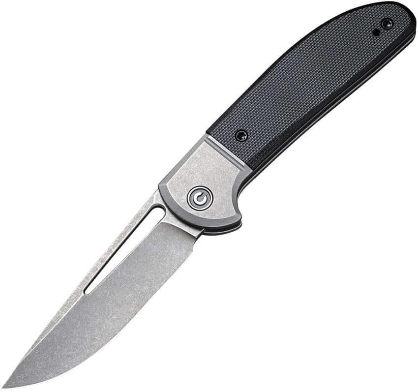 Civivi Trailblazer Black G10 On Gray Stainless Steel Stonewashed 14C28N - Knives.mx