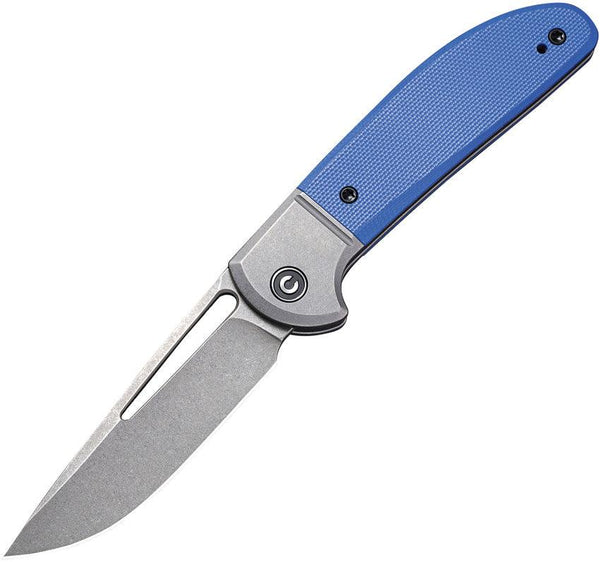 Civivi Trailblazer Linerlock Blue G10 Stonewash 14C28N Sandvik - Knives.mx