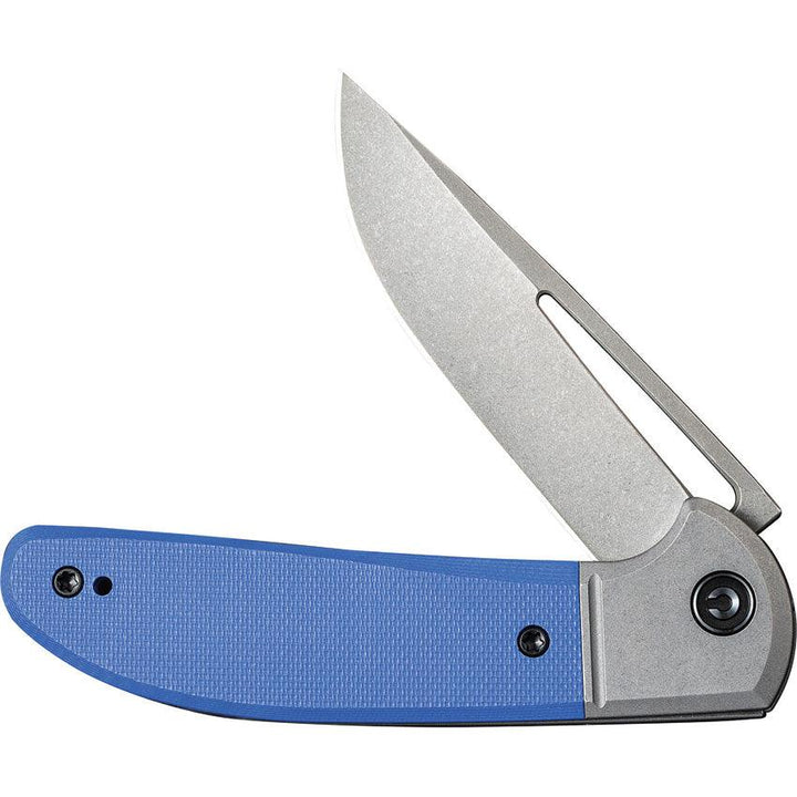 Civivi Trailblazer Linerlock Blue G10 Stonewash 14C28N Sandvik - Knives.mx