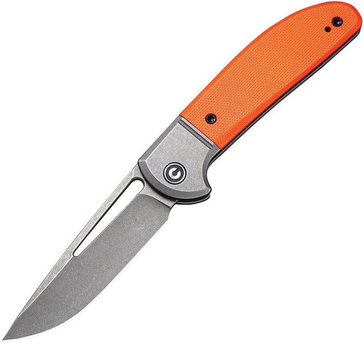 Civivi Trailblazer Linerlock Orange G10 Stonewash 14C28N Sandvik - Knives.mx