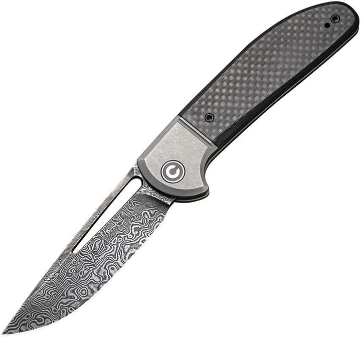 Civivi Trailblazer XL Folder Carbon Fiber Damascus - Knives.mx