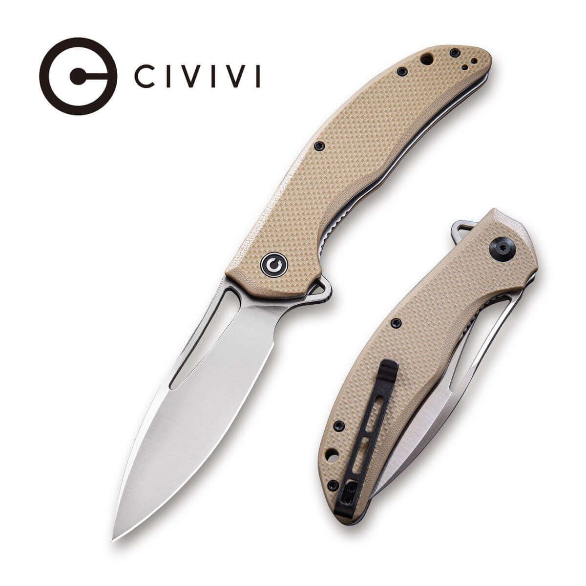 Civivi Vexer Linerlock Tan G10 D2 - Knives.mx