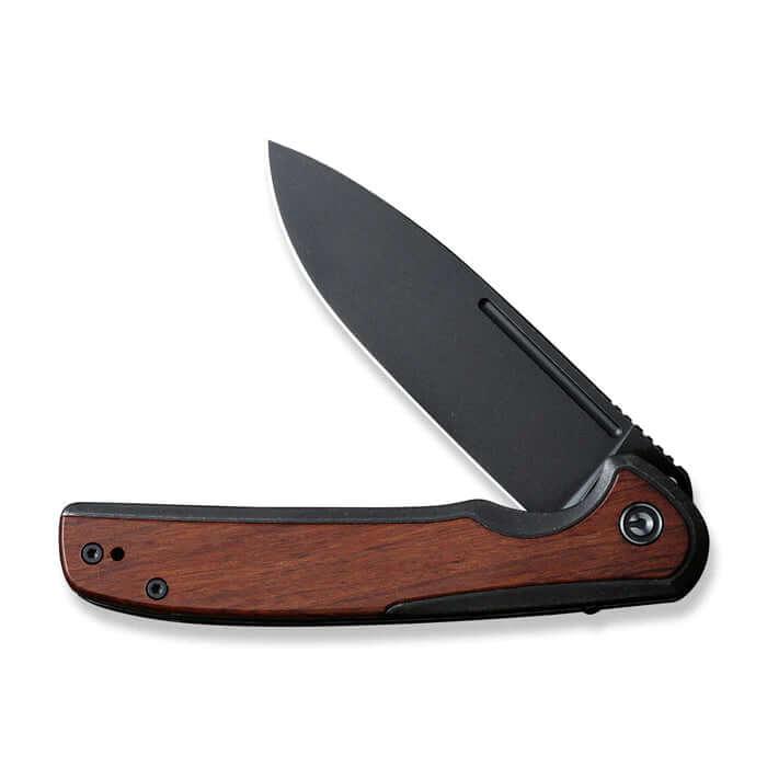 Civivi Voltaic Framelock Cuibourtia Wood Black Stonewashed 14C28N - Knives.mx