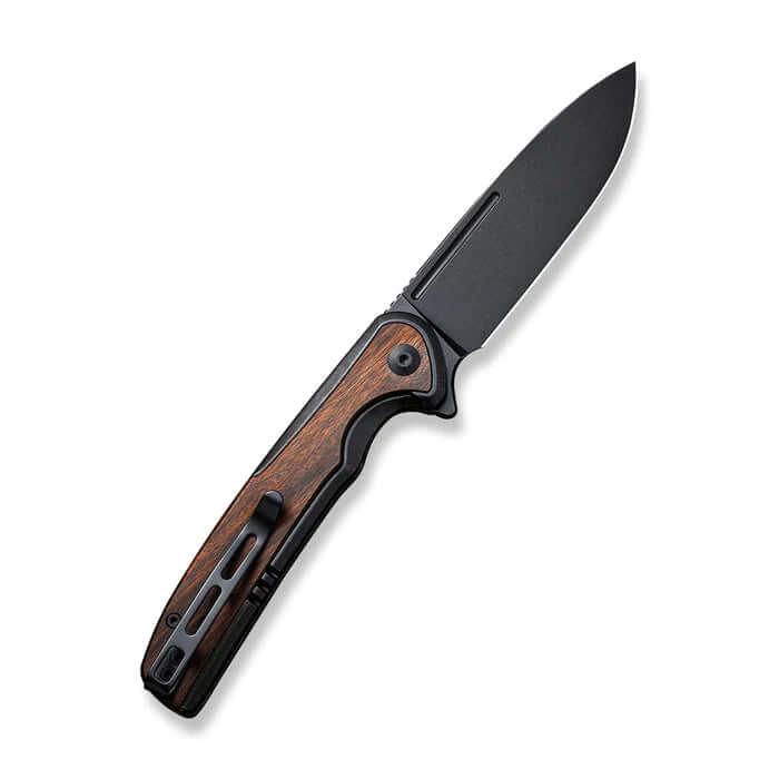 Civivi Voltaic Framelock Cuibourtia Wood Black Stonewashed 14C28N - Knives.mx