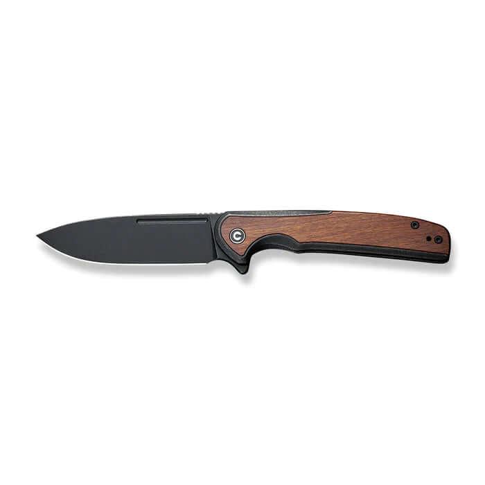 Civivi Voltaic Framelock Cuibourtia Wood Black Stonewashed 14C28N - Knives.mx