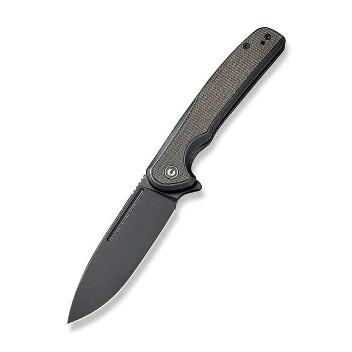 Civivi Voltaic Framelock Green Micarta Black Stonewashed 14C28N - Knives.mx