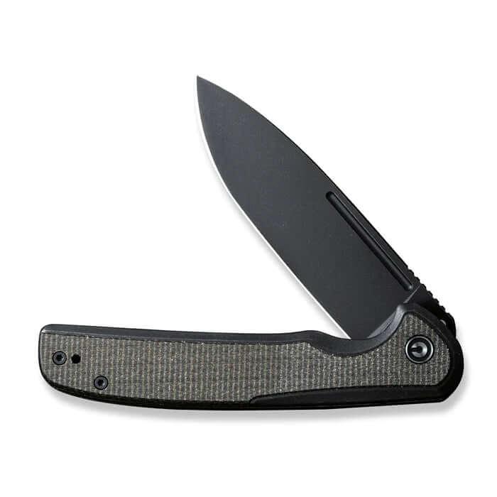 Civivi Voltaic Framelock Green Micarta Black Stonewashed 14C28N - Knives.mx