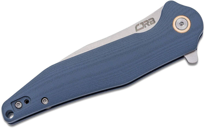 CJRB Agave Linerlock Blue/Gray G10 Stonewash D2 - Knives.mx