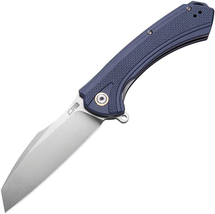 CJRB Barranca Linerlock Blue/Gray G10 Wharncliffe SW D2 - Knives.mx