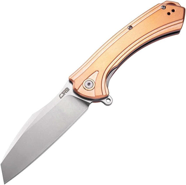 CJRB Barranca Linerlock Copper Wharncliffe SW D2 - Knives.mx