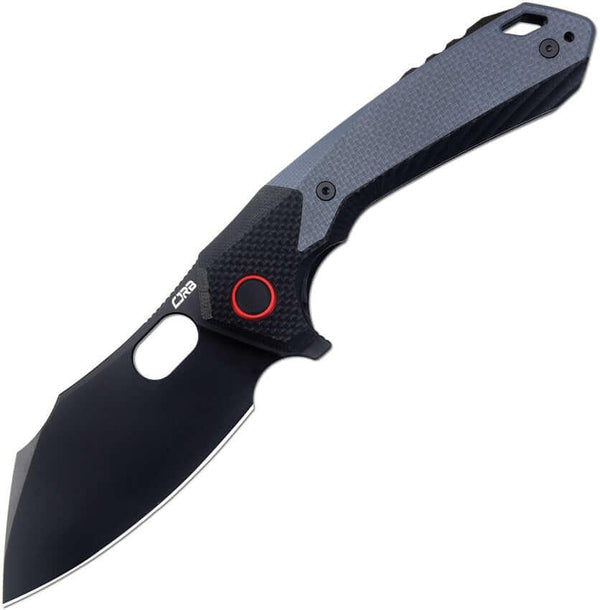 CJRB Caldera Linerlock Blue G10 Black AR-RPM9 - Knives.mx