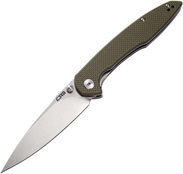 CJRB Centros Linerlock Green D2 - Knives.mx