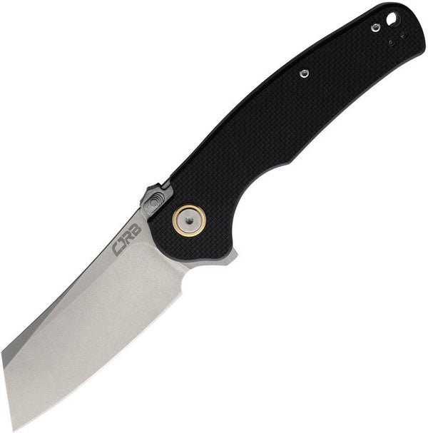 CJRB Crag Linerlock Black G10 Satin D2 - Knives.mx