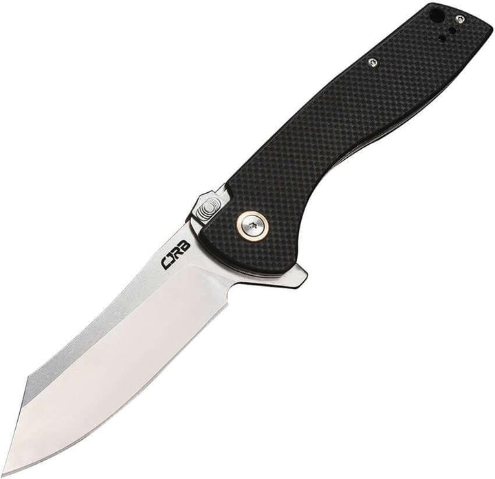 CJRB Kicker Recoil Lock Black G10 Stonewash D2 - Knives.mx