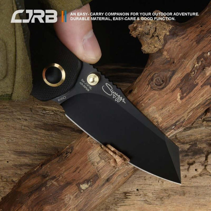 CJRB Maileah Linerlock Blackout G10 Wharncliffe PVD AR-RPM9 - Knives.mx