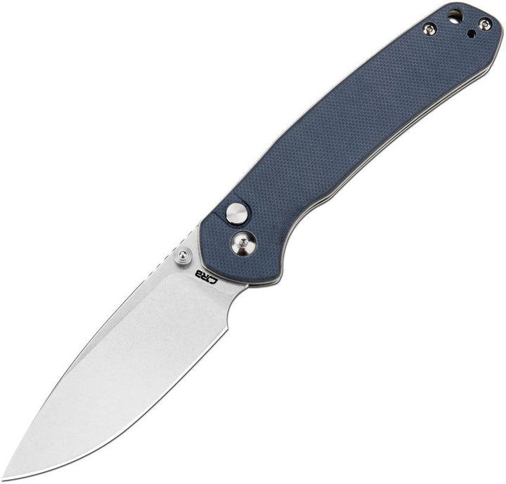 CJRB Pyrite Button Lock Blue G10 Stonewash AR-RPM9 - Knives.mx